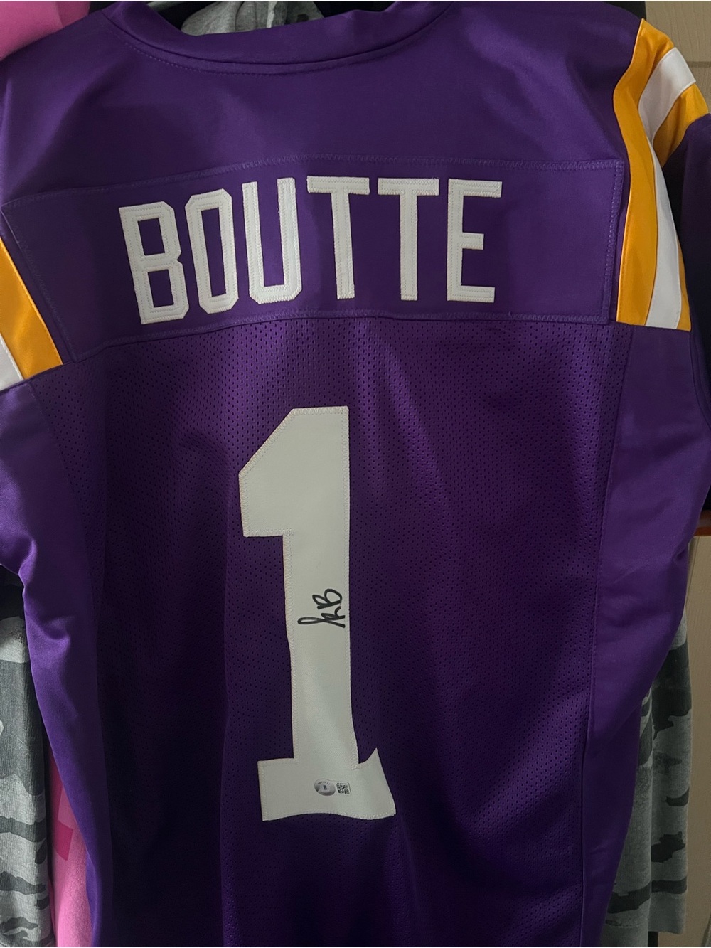 Kayshon Boutte Signed Lsu Jersey with coa